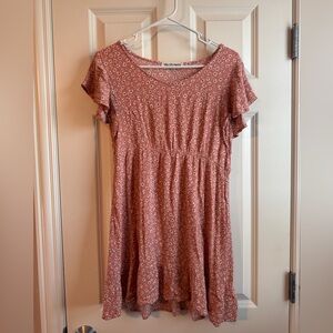 Wallflower Pink Floral Dress